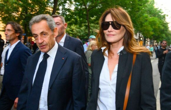 Nicolas Sarkozy, Carla Bruni et son ex réunis à la manifestation de soutien à Israël