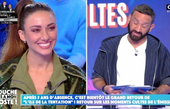 Cyril Hanouna officialise le départ de Delphine Wespiser de "TPMP" pour "L’île de la tentation"