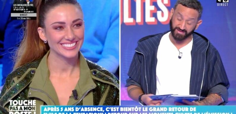 Cyril Hanouna officialise le départ de Delphine Wespiser de "TPMP" pour "L’île de la tentation"