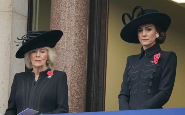 Kate Middleton et la reine Camilla : sobres et dignes au balcon pour la cérémonie du Remembrance Sunday