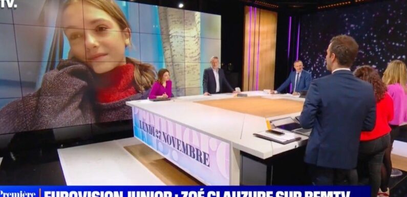 Zoé Clauzure : la gagnante de l’Eurovision Junior surprend les journalistes de BFMTV avec sa tenue