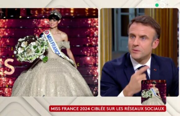 VIDÉO – Emmanuel Macron charmé par Eve Gilles (Miss France 2024) : “Elle est magnifique”